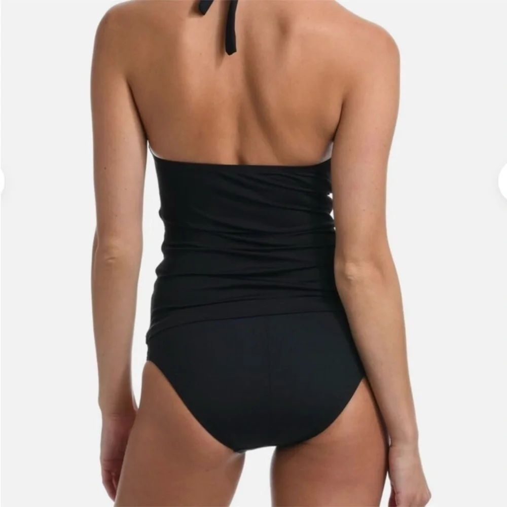 La Blanca Elegant Black Swimwear Top Size 4 - Picture 4 of 6